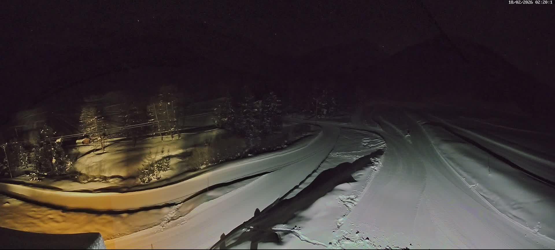 Arvieux Cross-Country Ski Center ( Foyer de ski de fond Arvieux) Live Cam - Brunissard, Arvieux, Briancon, Hautes-Alpes, Provence-Alpes-Cote d’Azur, France