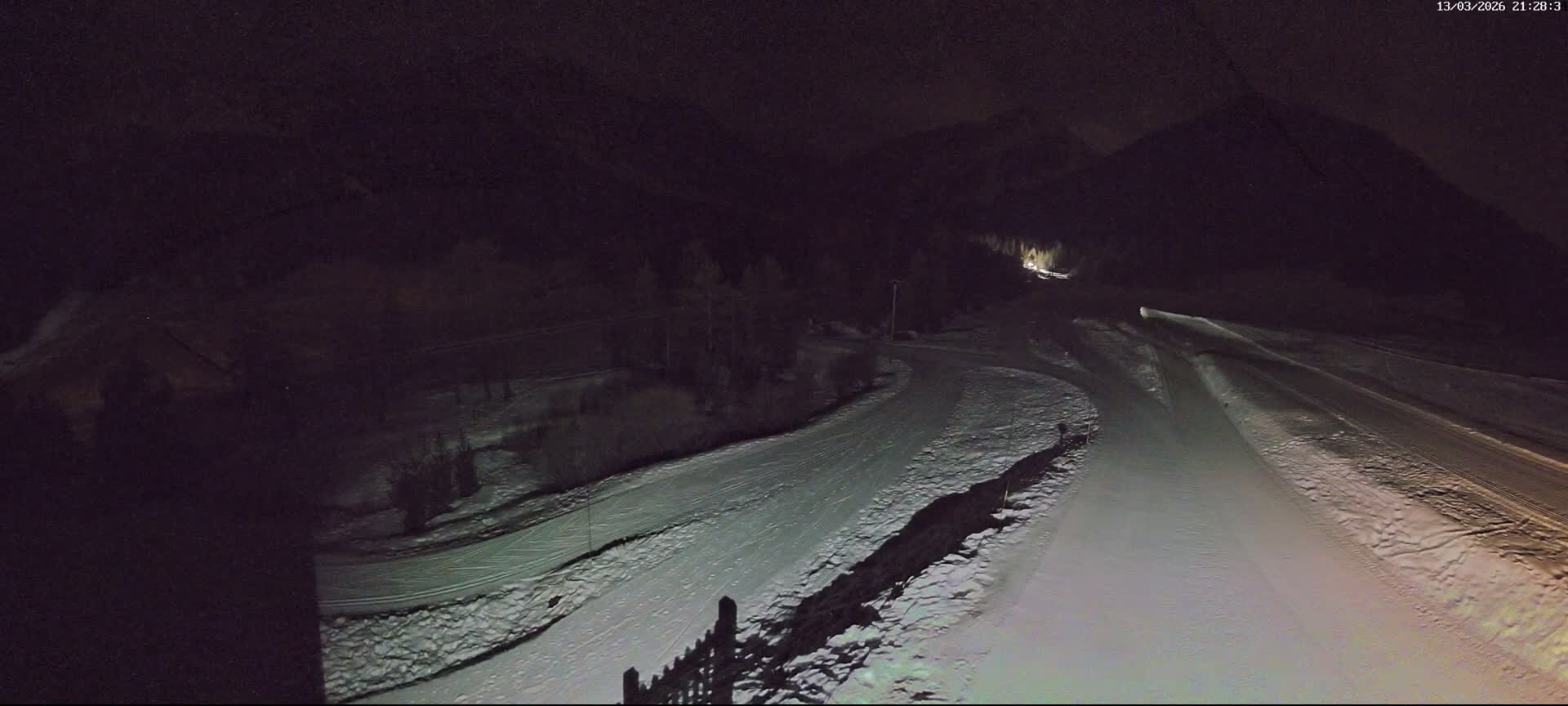 Arvieux Cross-Country Ski Center ( Foyer de ski de fond Arvieux) Live Cam - Brunissard, Arvieux, Briancon, Hautes-Alpes, Provence-Alpes-Cote d’Azur, France