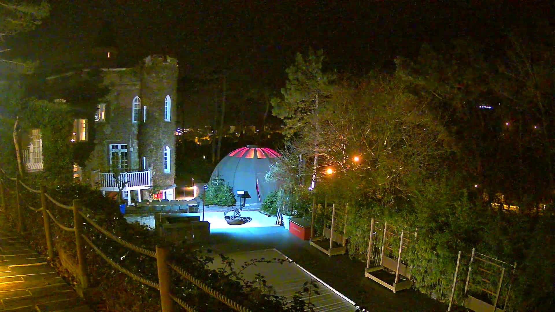 Etretat Commune Silhouette from  Le Domaine Saint-Clair Live Cam - Etretat, Le Havre, Seine-Maritime, Normandie, France