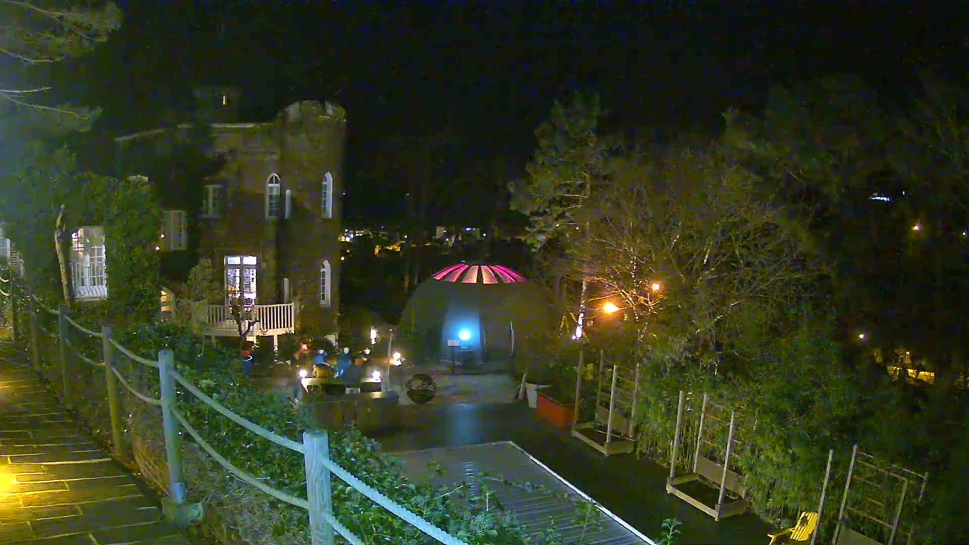 Etretat Commune Silhouette from  Le Domaine Saint-Clair Live Cam - Etretat, Le Havre, Seine-Maritime, Normandie, France