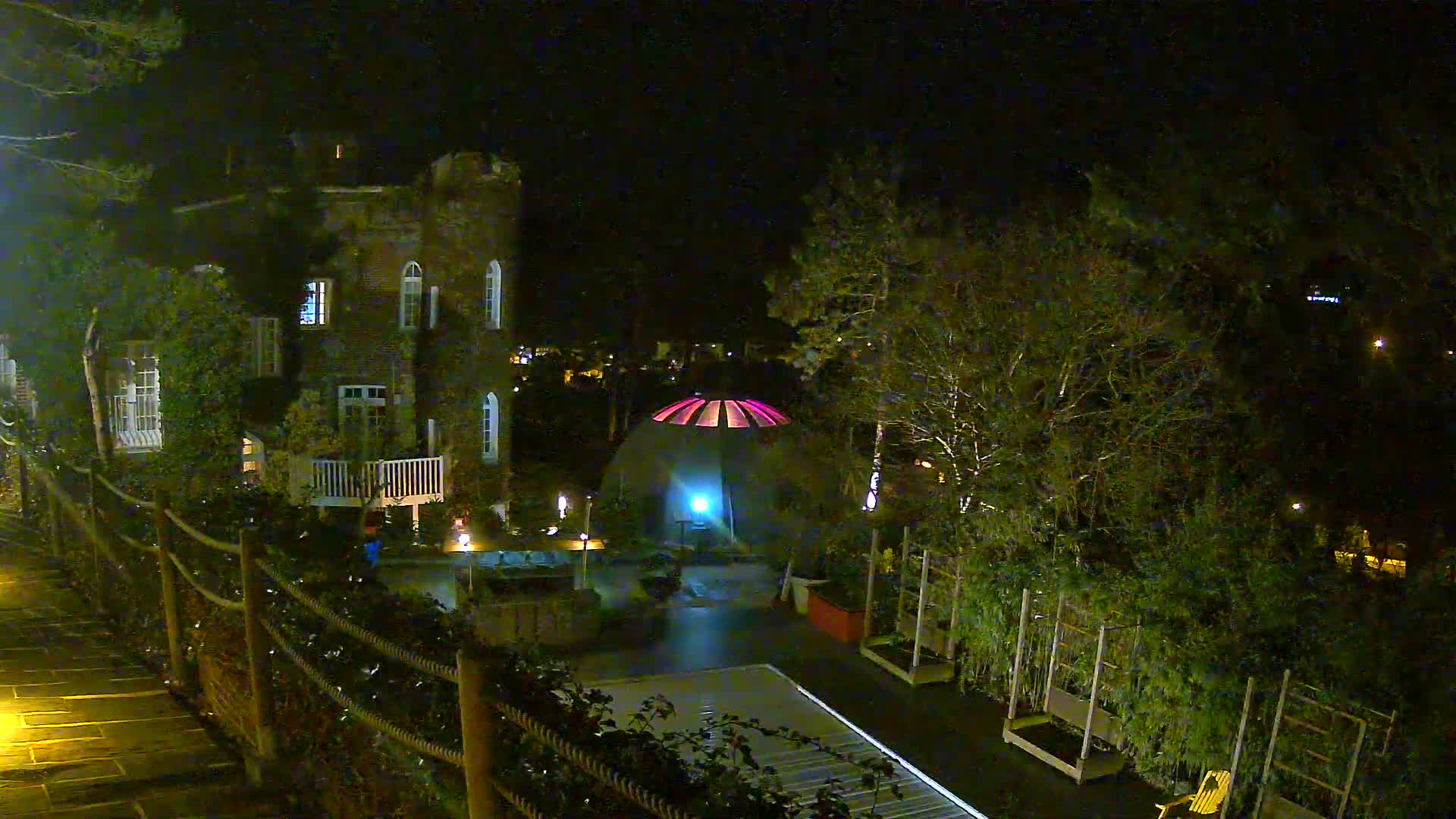 Etretat Commune Silhouette from  Le Domaine Saint-Clair Live Cam - Etretat, Le Havre, Seine-Maritime, Normandie, France
