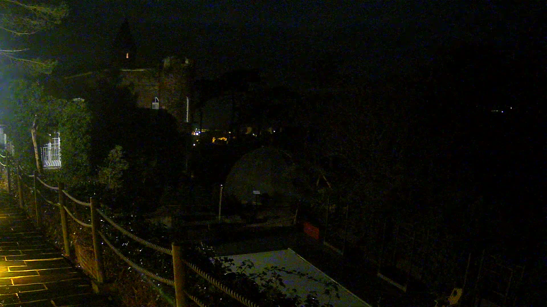 Etretat Commune Silhouette from  Le Domaine Saint-Clair Live Cam - Etretat, Le Havre, Seine-Maritime, Normandie, France