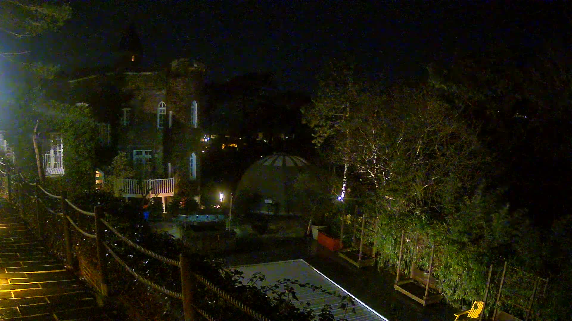 Etretat Commune Silhouette from  Le Domaine Saint-Clair Live Cam - Etretat, Le Havre, Seine-Maritime, Normandie, France
