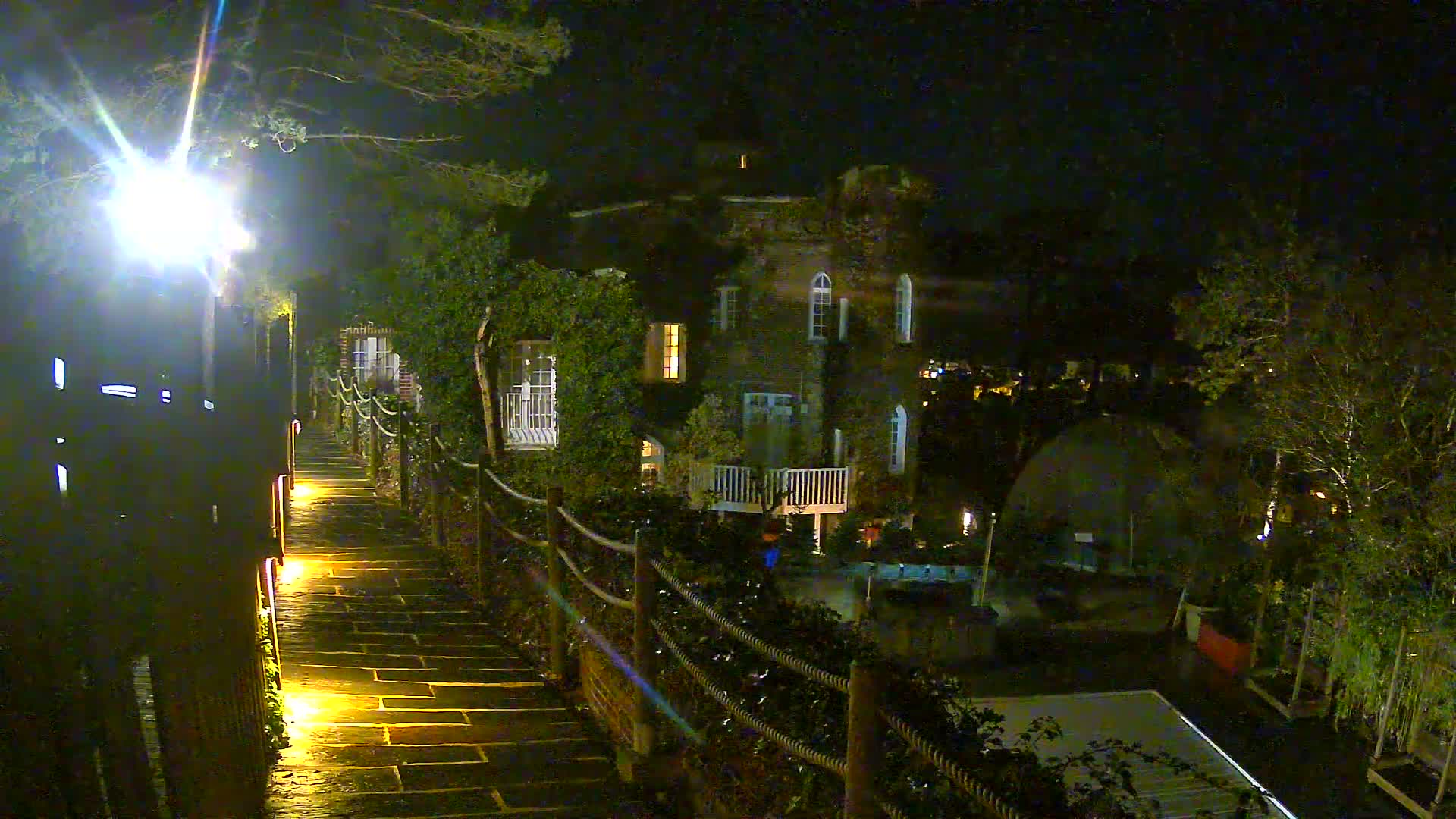 Etretat Commune Silhouette from  Le Domaine Saint-Clair Live Cam - Etretat, Le Havre, Seine-Maritime, Normandie, France