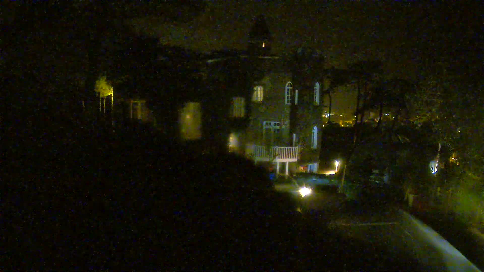 Etretat Commune Silhouette from  Le Domaine Saint-Clair Live Cam - Etretat, Le Havre, Seine-Maritime, Normandie, France