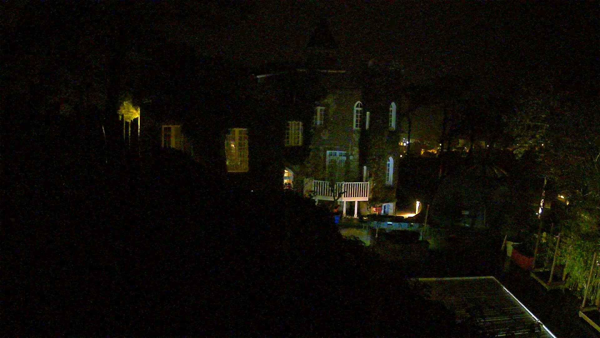 Etretat Commune Silhouette from  Le Domaine Saint-Clair Live Cam - Etretat, Le Havre, Seine-Maritime, Normandie, France