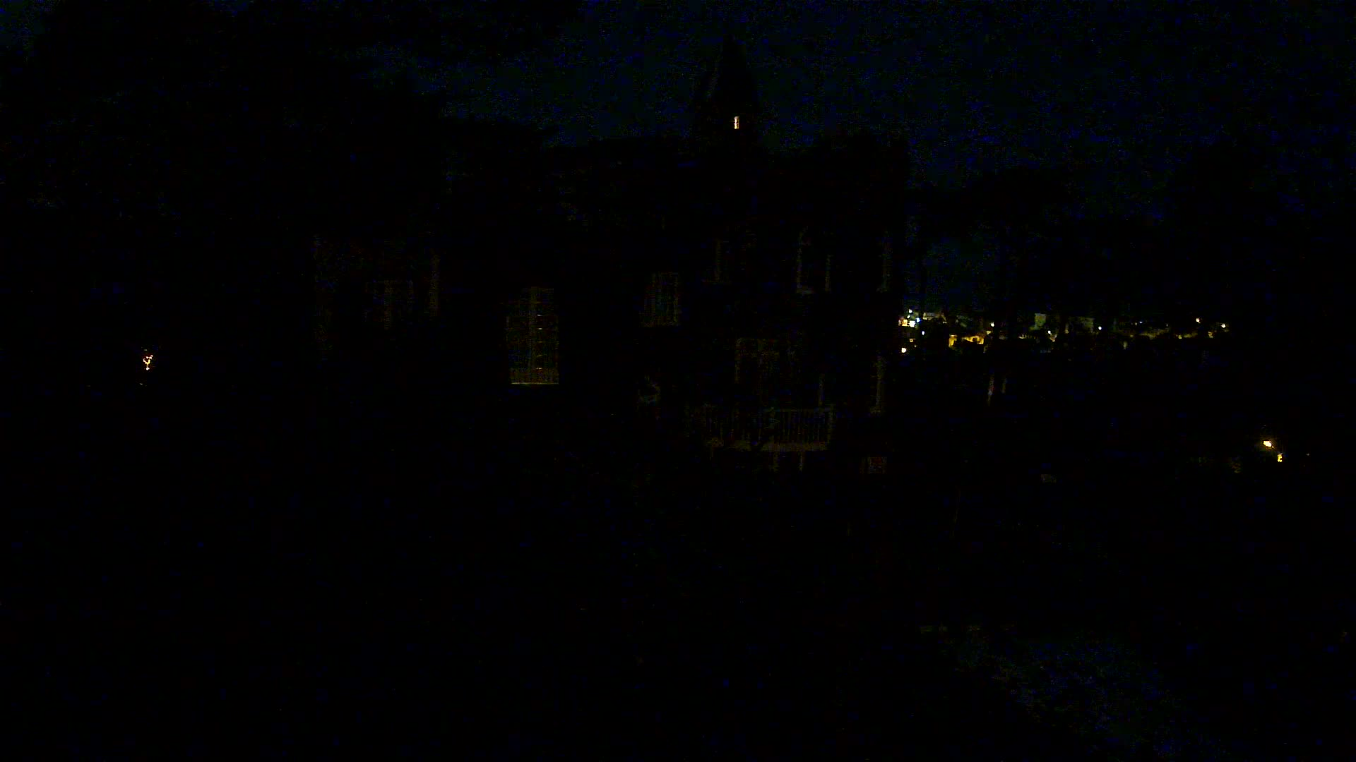 Etretat Commune Silhouette from  Le Domaine Saint-Clair Live Cam - Etretat, Le Havre, Seine-Maritime, Normandie, France