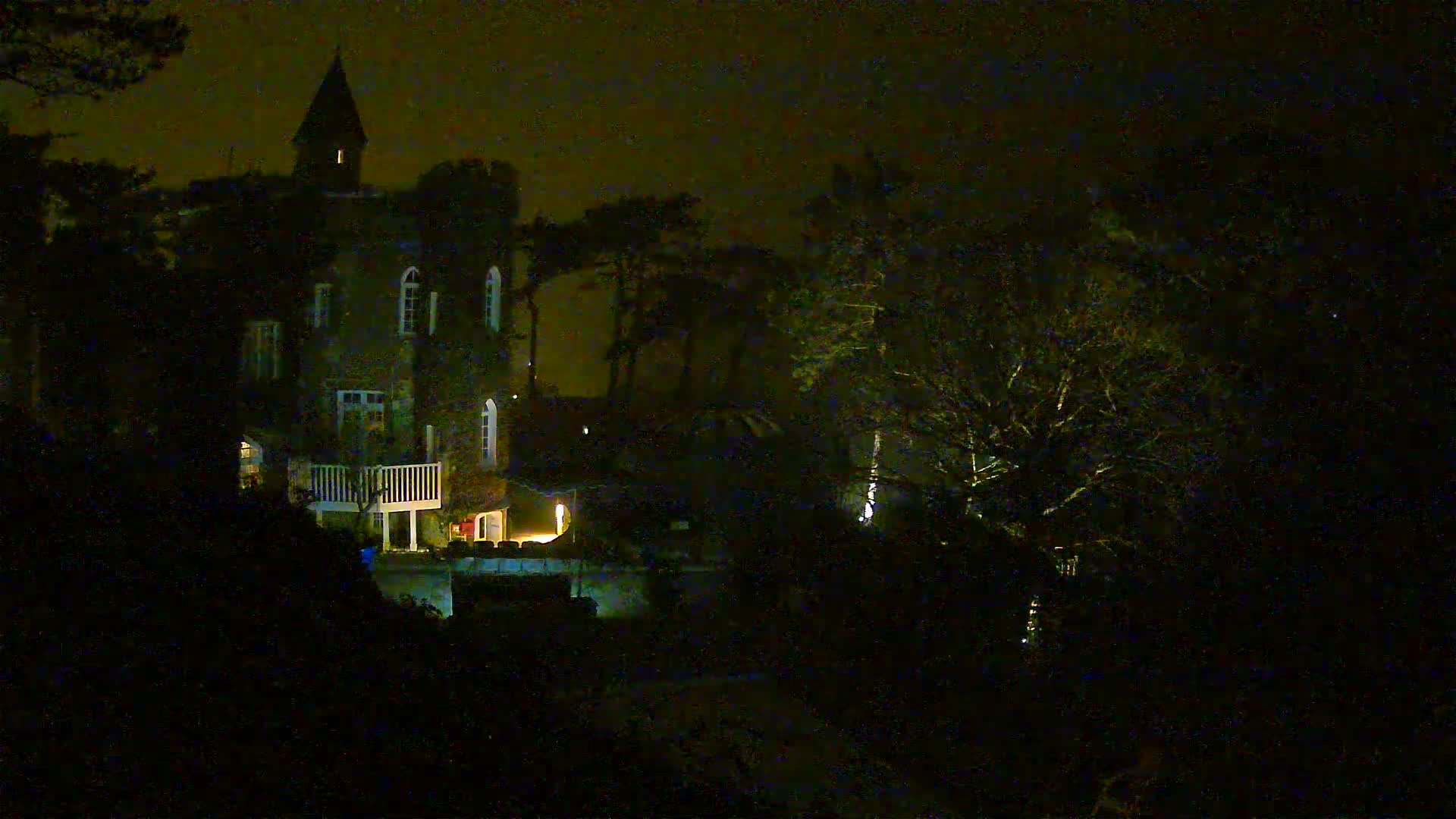 Etretat Commune Silhouette from  Le Domaine Saint-Clair Live Cam - Etretat, Le Havre, Seine-Maritime, Normandie, France