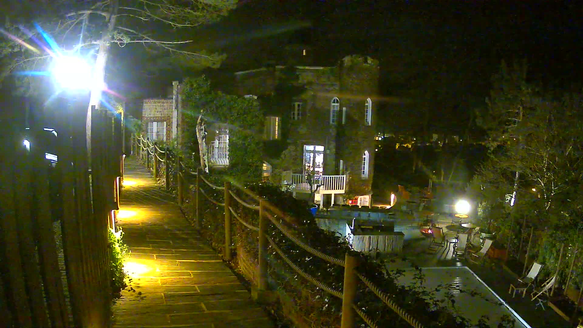 Etretat Commune Silhouette from  Le Domaine Saint-Clair Live Cam - Etretat, Le Havre, Seine-Maritime, Normandie, France