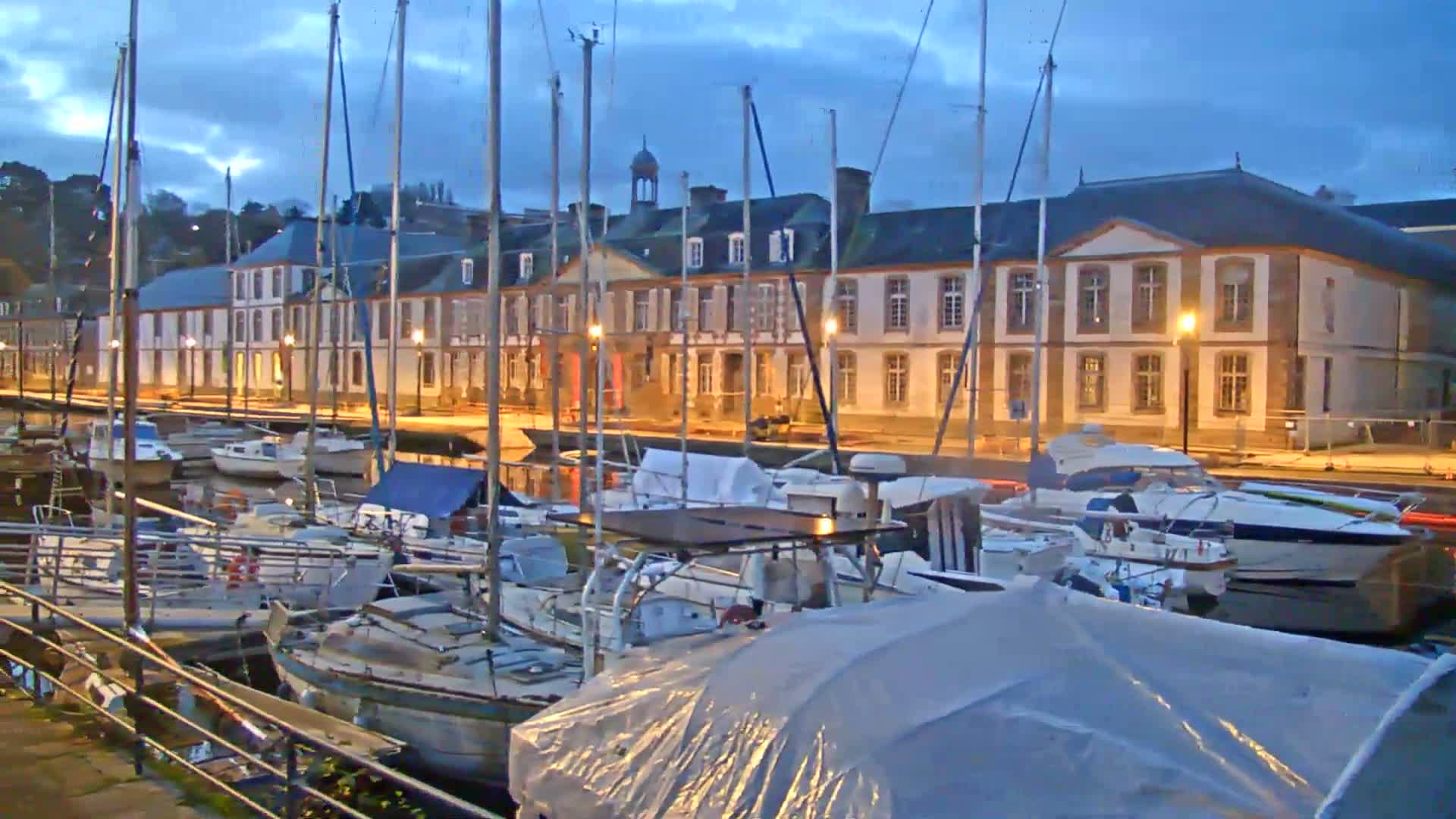 Morlaix City & Port de Morlaix Marine Live Cam - Coat Serho, Morlaix, Finistère, Bretagne, France