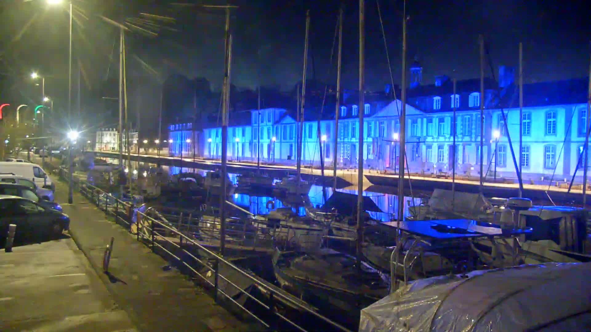 Morlaix City & Port de Morlaix Marine Live Cam - Coat Serho, Morlaix, Finistère, Bretagne, France