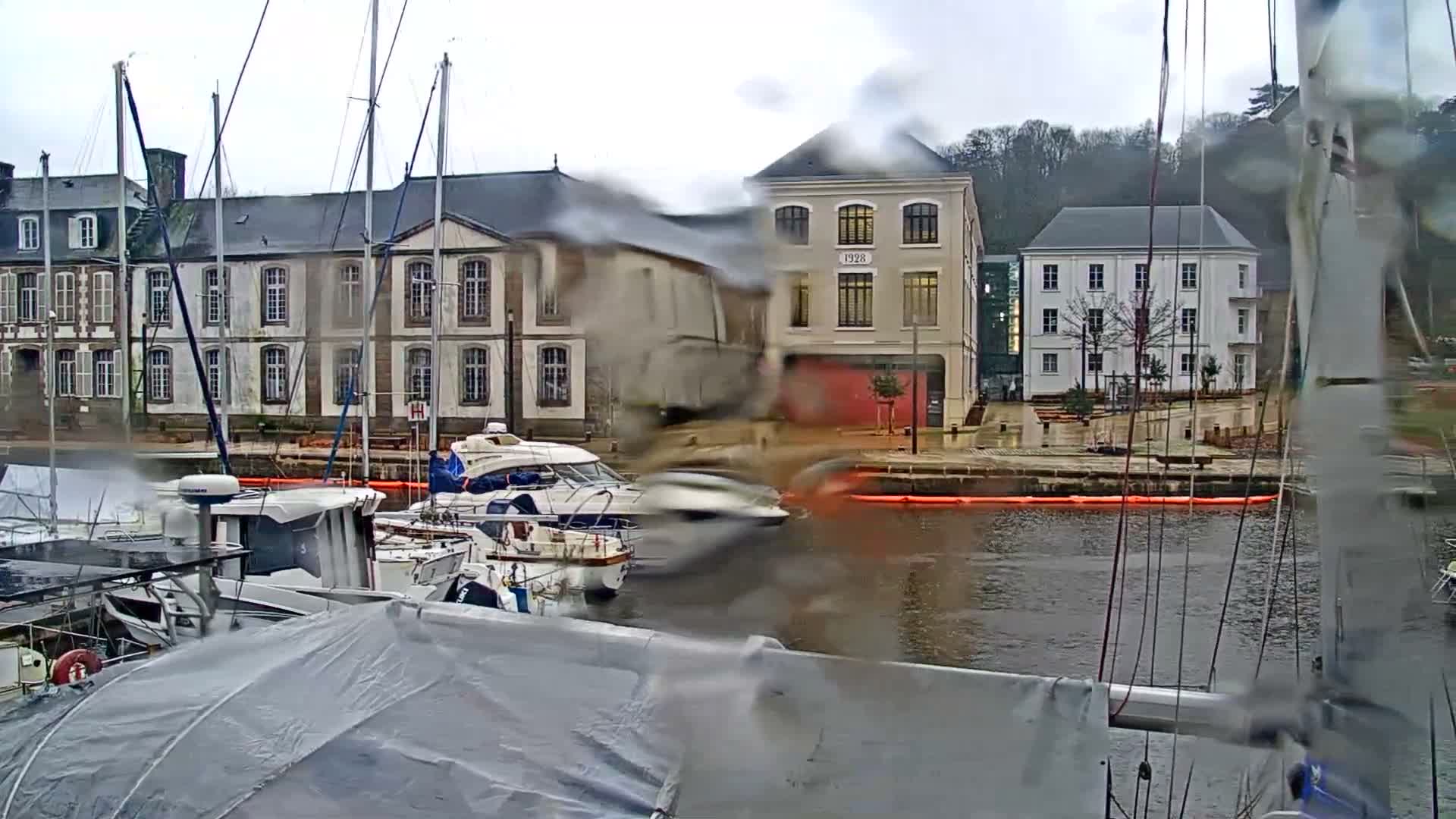 Morlaix City & Port de Morlaix Marine Live Cam - Coat Serho, Morlaix, Finistère, Bretagne, France