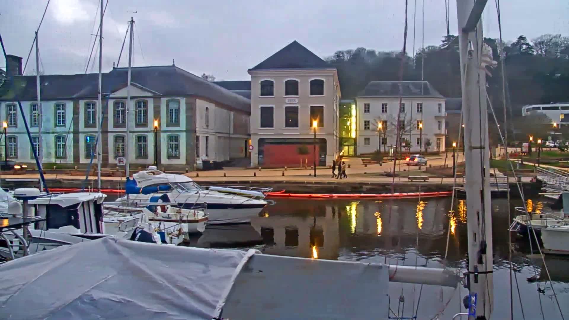 Morlaix City & Port de Morlaix Marine Live Cam - Coat Serho, Morlaix, Finistère, Bretagne, France