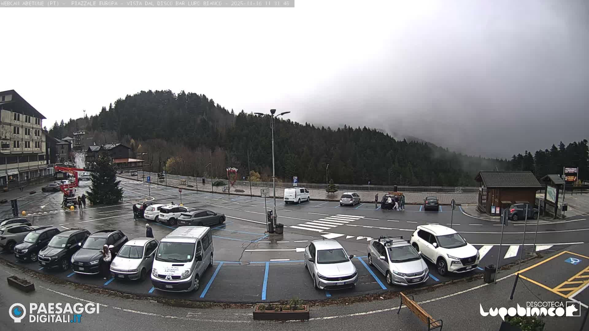 Abetone  Piazza Europa Square - Pistoia, Tuscany, Italy