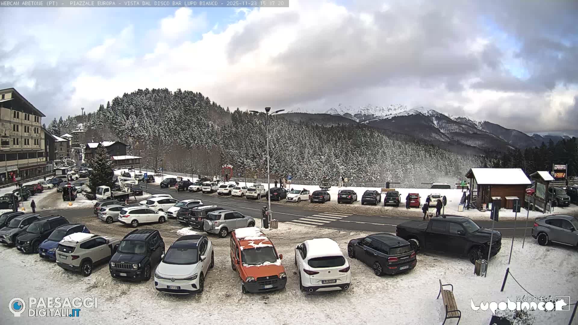 Abetone  Piazza Europa Square - Pistoia, Tuscany, Italy