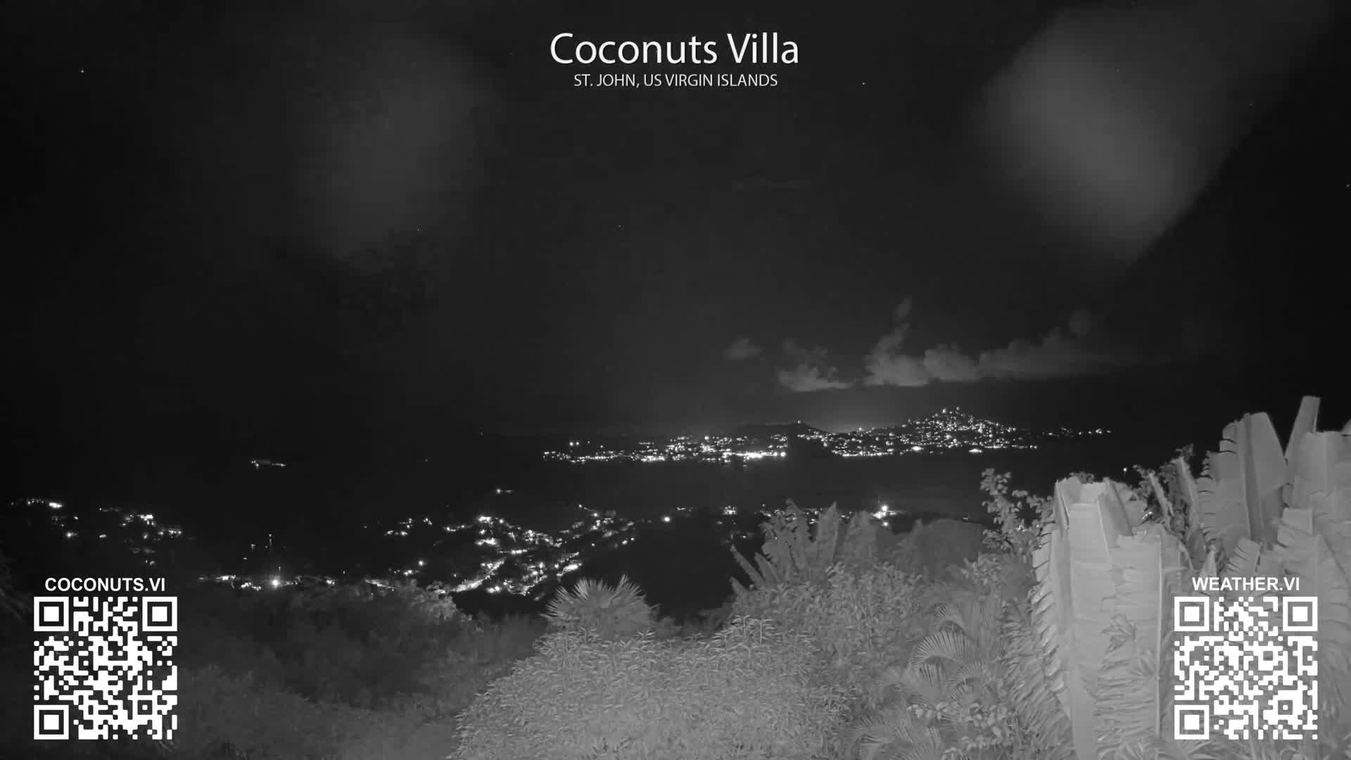 St. John, Cruz Bay St. Thomas Island View & Pillsbury Sound from Gift Hill Live Cam - Cruz Bay, St. John, United States Virgin Islands, USAGifft Hill, St. John, US Virgin Islands 2025-11-20 22:37