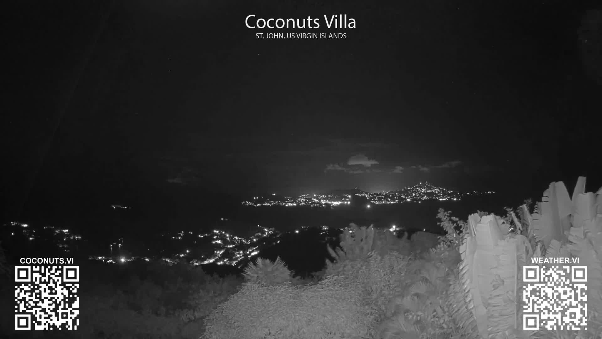 St. John, Cruz Bay St. Thomas Island View & Pillsbury Sound from Gift Hill Live Cam - Cruz Bay, St. John, United States Virgin Islands, USAGifft Hill, St. John, US Virgin Islands 2025-11-20 22:37