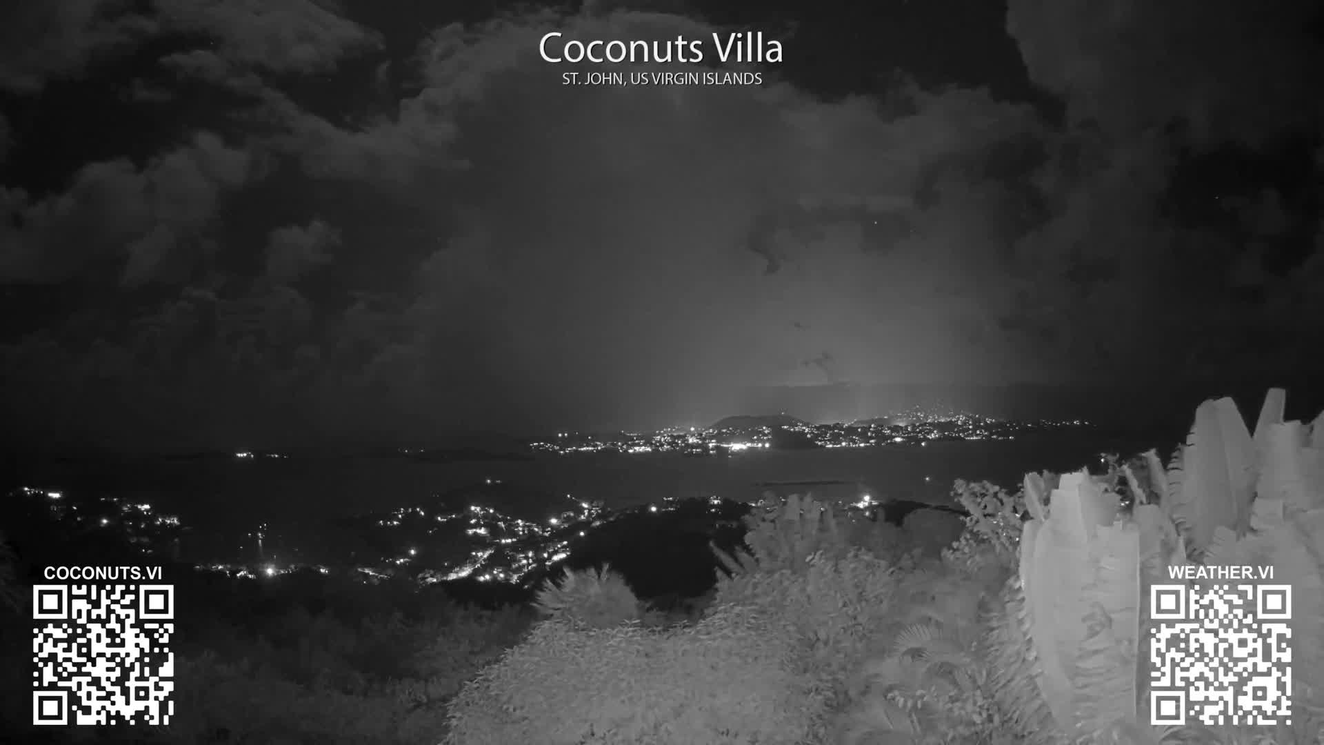 St. John, Cruz Bay St. Thomas Island View & Pillsbury Sound from Gift Hill Live Cam - Cruz Bay, St. John, United States Virgin Islands, USAGifft Hill, St. John, US Virgin Islands 2025-11-20 22:37