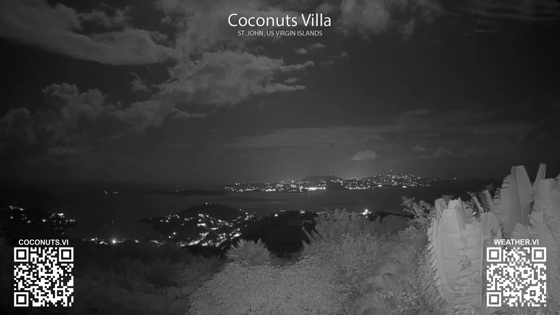 St. John, Cruz Bay St. Thomas Island View & Pillsbury Sound from Gift Hill Live Cam - Cruz Bay, St. John, United States Virgin Islands, USAGifft Hill, St. John, US Virgin Islands 2025-11-20 22:37