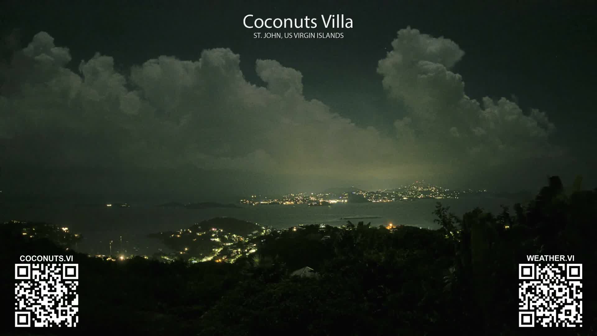 St. John, Cruz Bay St. Thomas Island View & Pillsbury Sound from Gift Hill Live Cam - Cruz Bay, St. John, United States Virgin Islands, USAGifft Hill, St. John, US Virgin Islands 2025-11-20 22:37