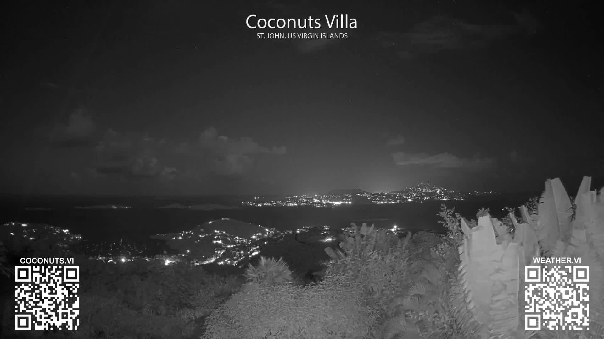 St. John, Cruz Bay St. Thomas Island View & Pillsbury Sound from Gift Hill Live Cam - Cruz Bay, St. John, United States Virgin Islands, USAGifft Hill, St. John, US Virgin Islands 2025-11-20 22:37