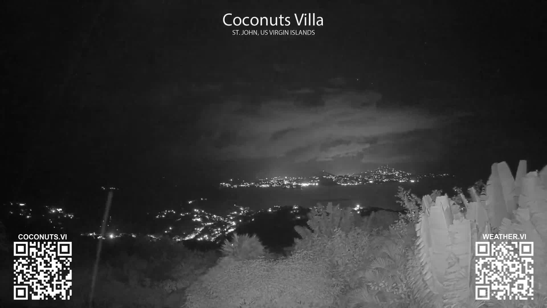 St. John, Cruz Bay St. Thomas Island View & Pillsbury Sound from Gift Hill Live Cam - Cruz Bay, St. John, United States Virgin Islands, USAGifft Hill, St. John, US Virgin Islands 2025-11-20 22:37