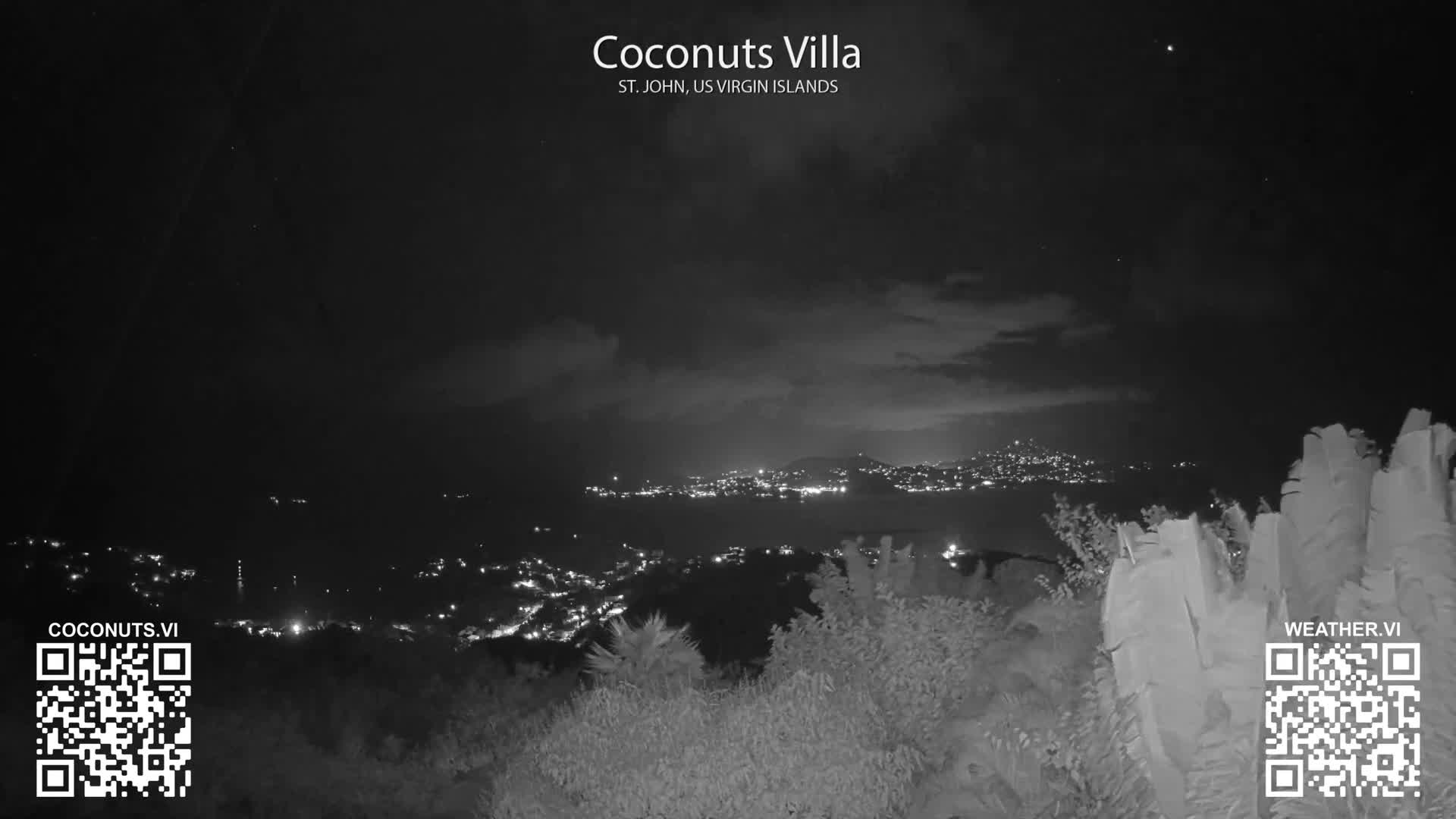 St. John, Cruz Bay St. Thomas Island View & Pillsbury Sound from Gift Hill Live Cam - Cruz Bay, St. John, United States Virgin Islands, USAGifft Hill, St. John, US Virgin Islands 2025-11-20 22:37