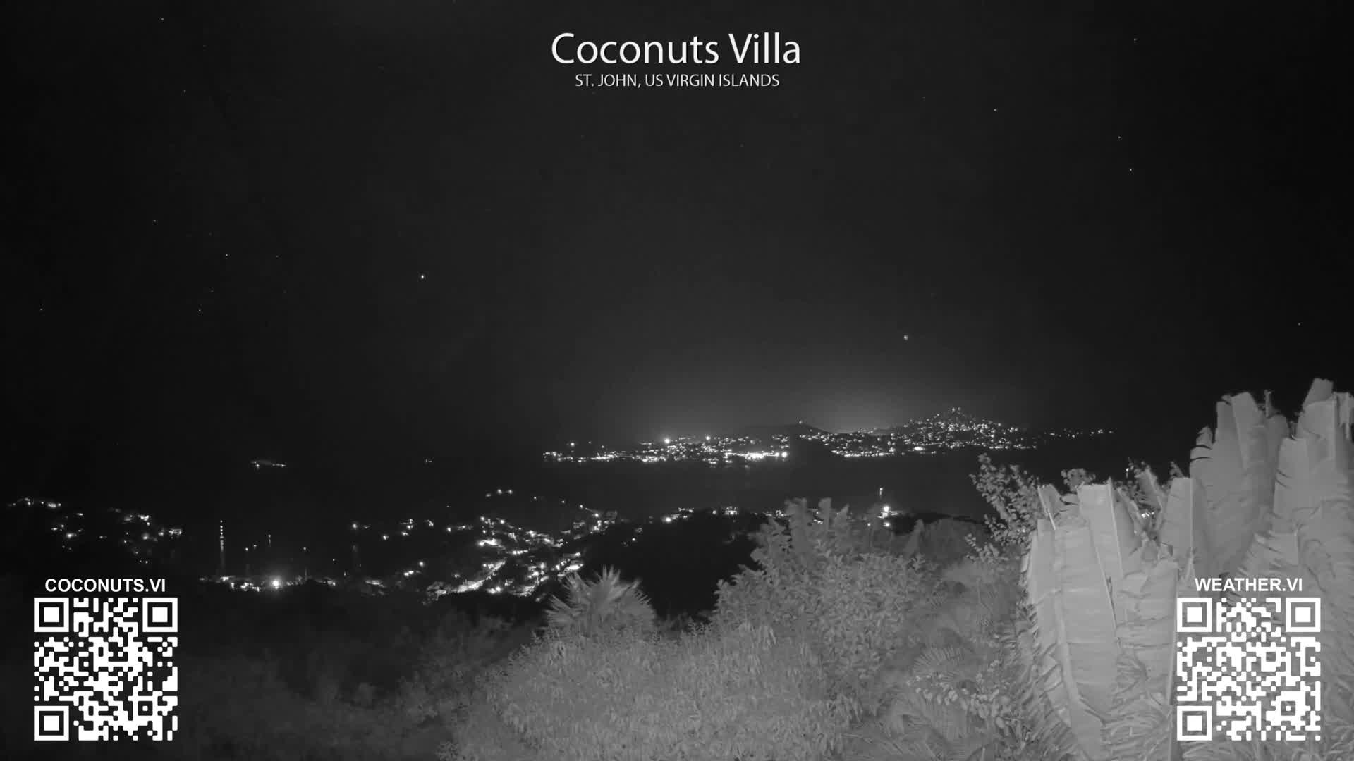 St. John, Cruz Bay St. Thomas Island View & Pillsbury Sound from Gift Hill Live Cam - Cruz Bay, St. John, United States Virgin Islands, USAGifft Hill, St. John, US Virgin Islands 2025-11-20 22:37