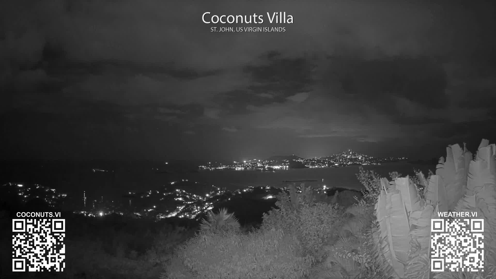 St. John, Cruz Bay St. Thomas Island View & Pillsbury Sound from Gift Hill Live Cam - Cruz Bay, St. John, United States Virgin Islands, USAGifft Hill, St. John, US Virgin Islands 2025-11-20 22:37