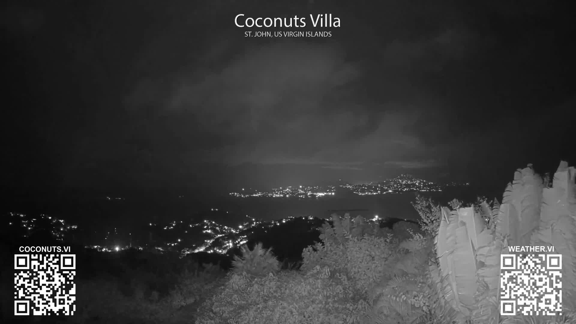 St. John, Cruz Bay St. Thomas Island View & Pillsbury Sound from Gift Hill Live Cam - Cruz Bay, St. John, United States Virgin Islands, USAGifft Hill, St. John, US Virgin Islands 2025-11-20 22:37