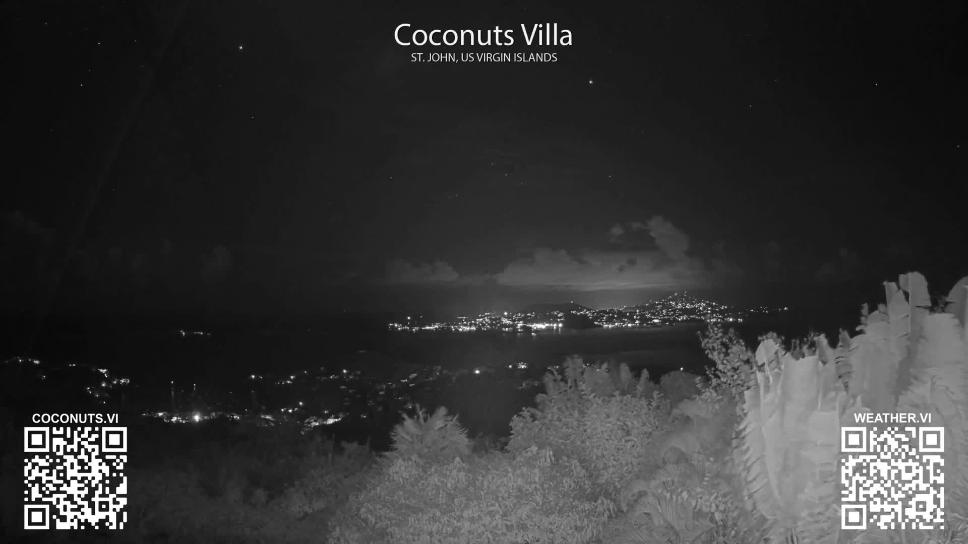 St. John, Cruz Bay St. Thomas Island View & Pillsbury Sound from Gift Hill Live Cam - Cruz Bay, St. John, United States Virgin Islands, USAGifft Hill, St. John, US Virgin Islands 2025-11-20 22:37