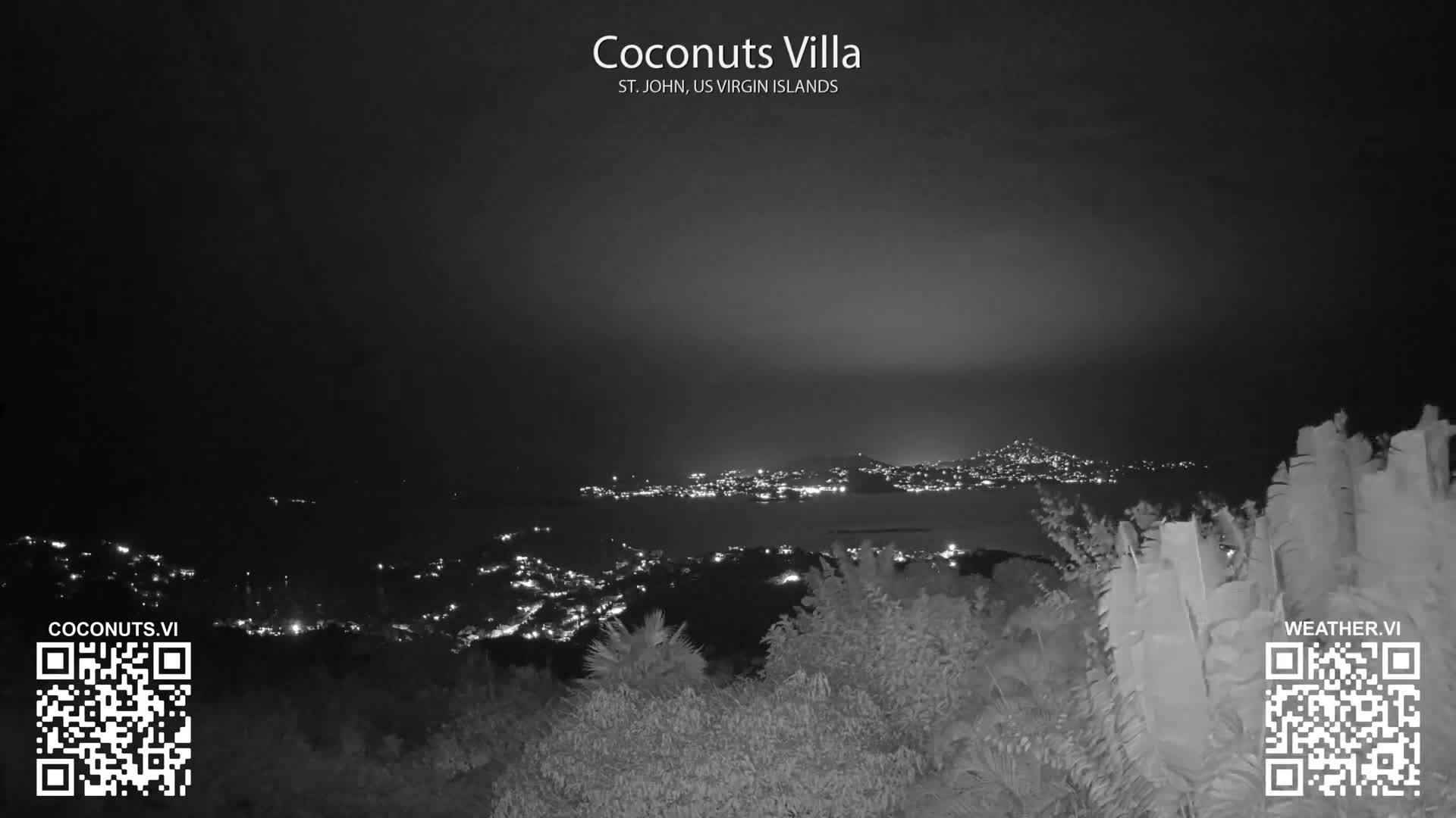 St. John, Cruz Bay St. Thomas Island View & Pillsbury Sound from Gift Hill Live Cam - Cruz Bay, St. John, United States Virgin Islands, USAGifft Hill, St. John, US Virgin Islands 2025-11-20 22:37