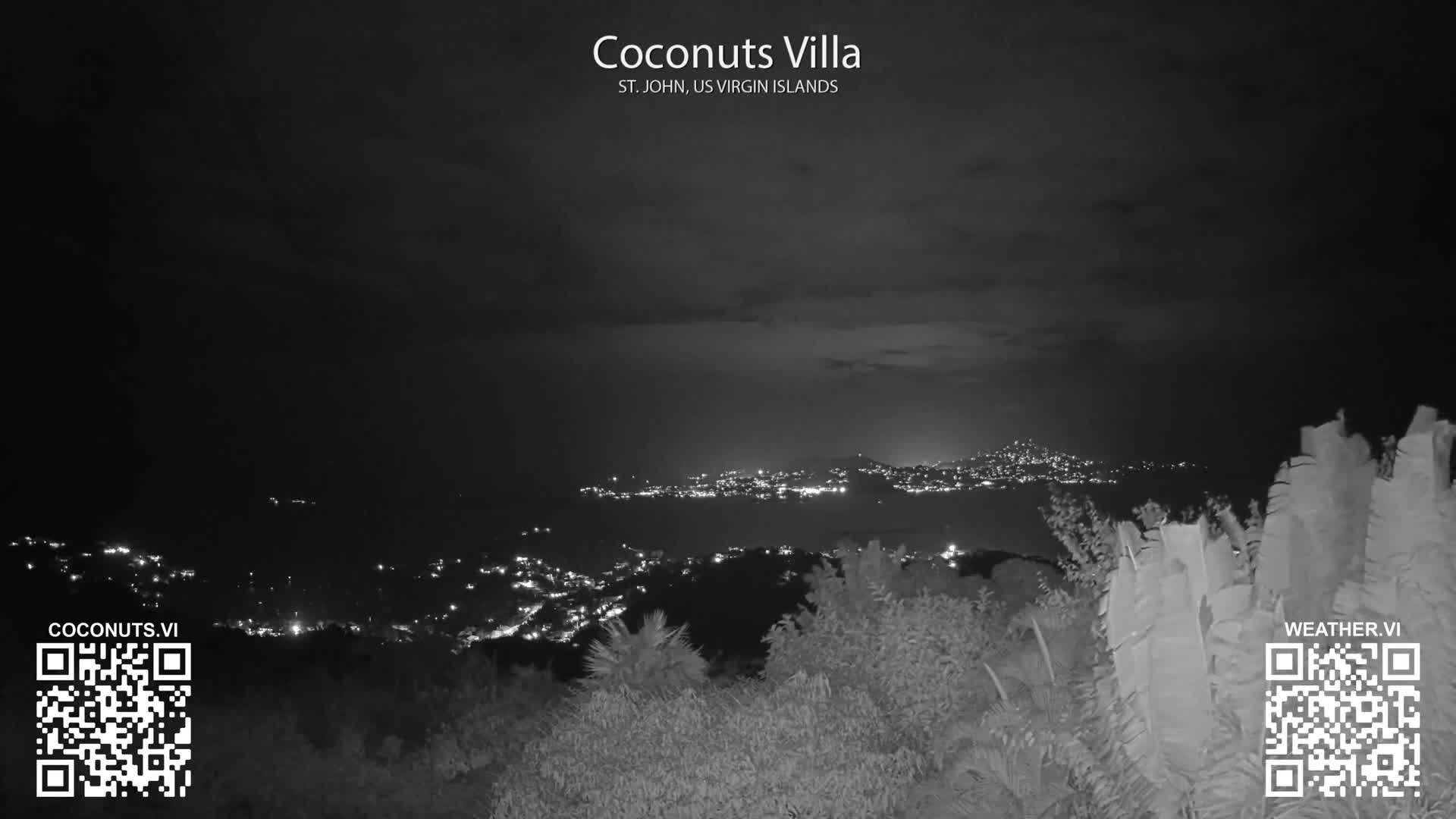 St. John, Cruz Bay St. Thomas Island View & Pillsbury Sound from Gift Hill Live Cam - Cruz Bay, St. John, United States Virgin Islands, USAGifft Hill, St. John, US Virgin Islands 2025-11-20 22:37