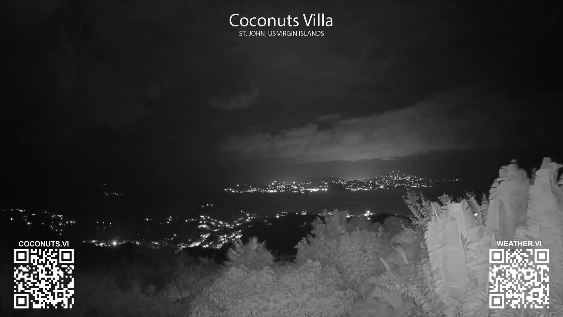St. John, Cruz Bay St. Thomas Island View & Pillsbury Sound from Gift Hill Live Cam - Cruz Bay, St. John, United States Virgin Islands, USAGifft Hill, St. John, US Virgin Islands 2025-11-20 22:37