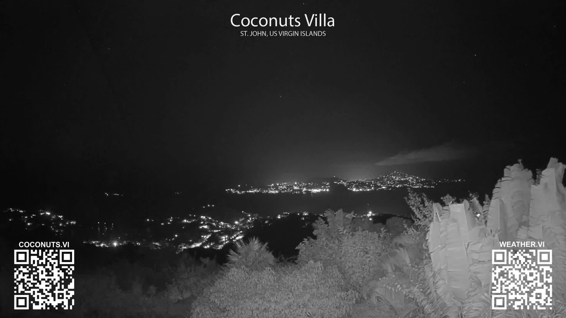 St. John, Cruz Bay St. Thomas Island View & Pillsbury Sound from Gift Hill Live Cam - Cruz Bay, St. John, United States Virgin Islands, USAGifft Hill, St. John, US Virgin Islands 2025-11-20 22:37