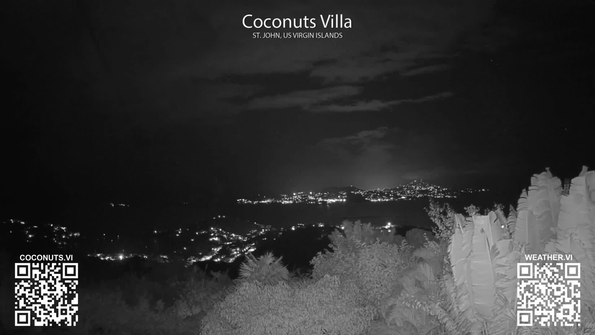 St. John, Cruz Bay St. Thomas Island View & Pillsbury Sound from Gift Hill Live Cam - Cruz Bay, St. John, United States Virgin Islands, USAGifft Hill, St. John, US Virgin Islands 2025-11-20 22:37