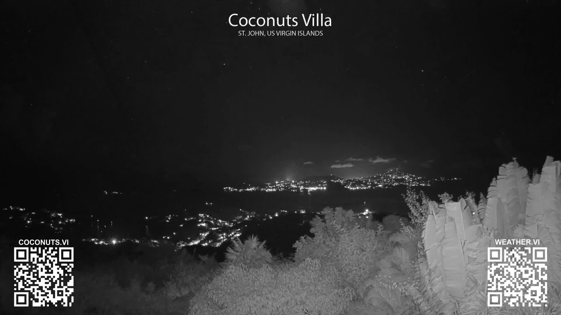 St. John, Cruz Bay St. Thomas Island View & Pillsbury Sound from Gift Hill Live Cam - Cruz Bay, St. John, United States Virgin Islands, USAGifft Hill, St. John, US Virgin Islands 2025-11-20 22:37