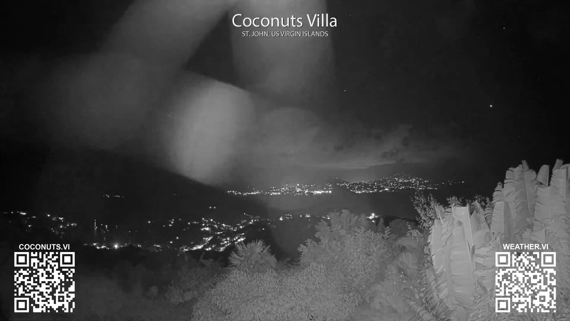 St. John, Cruz Bay St. Thomas Island View & Pillsbury Sound from Gift Hill Live Cam - Cruz Bay, St. John, United States Virgin Islands, USAGifft Hill, St. John, US Virgin Islands 2025-11-20 22:37
