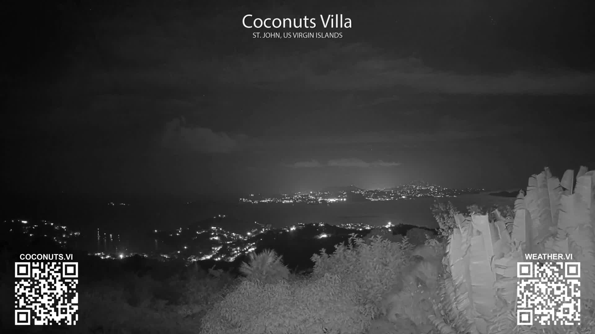 St. John, Cruz Bay St. Thomas Island View & Pillsbury Sound from Gift Hill Live Cam - Cruz Bay, St. John, United States Virgin Islands, USAGifft Hill, St. John, US Virgin Islands 2025-11-20 22:37
