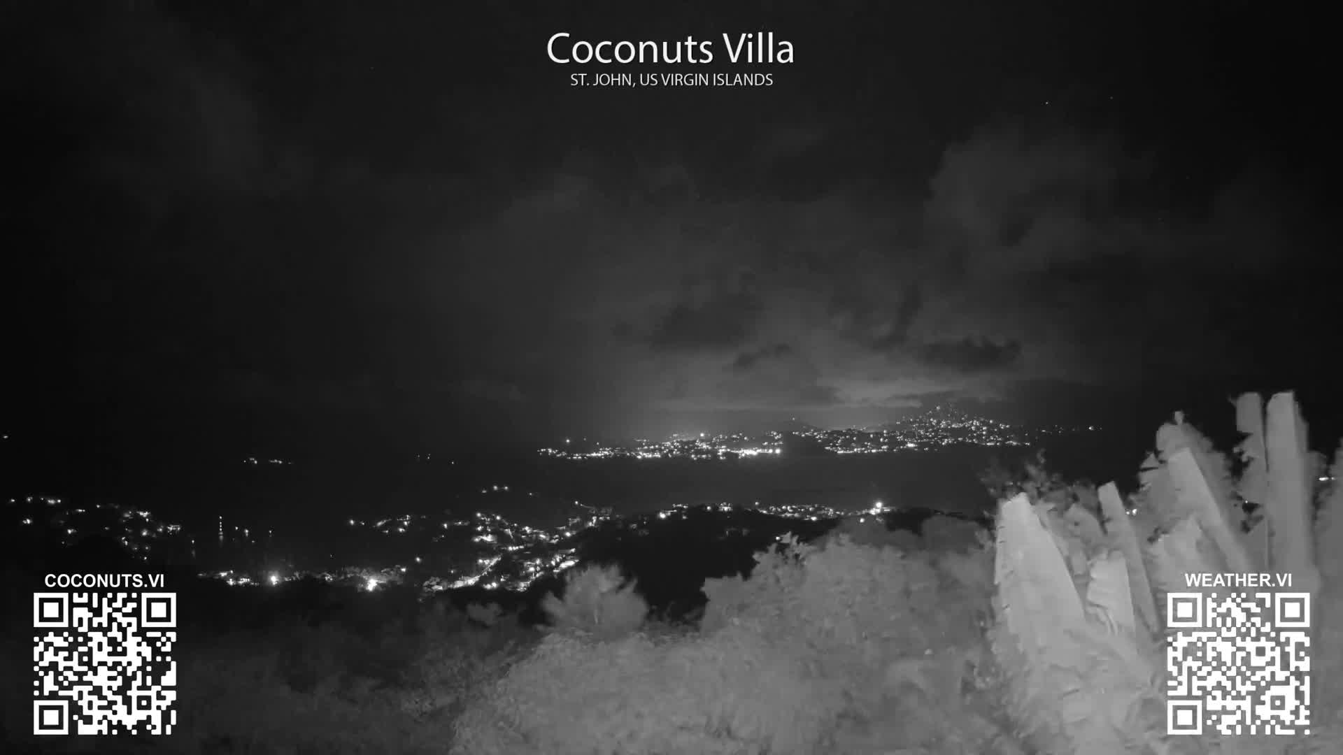 St. John, Cruz Bay St. Thomas Island View & Pillsbury Sound from Gift Hill Live Cam - Cruz Bay, St. John, United States Virgin Islands, USAGifft Hill, St. John, US Virgin Islands 2025-11-20 22:37