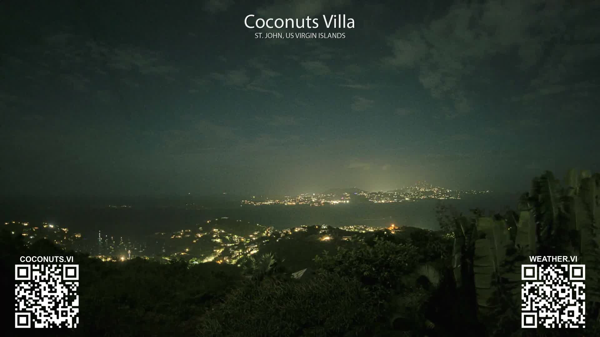 St. John, Cruz Bay St. Thomas Island View & Pillsbury Sound from Gift Hill Live Cam - Cruz Bay, St. John, United States Virgin Islands, USAGifft Hill, St. John, US Virgin Islands 2025-11-20 22:37
