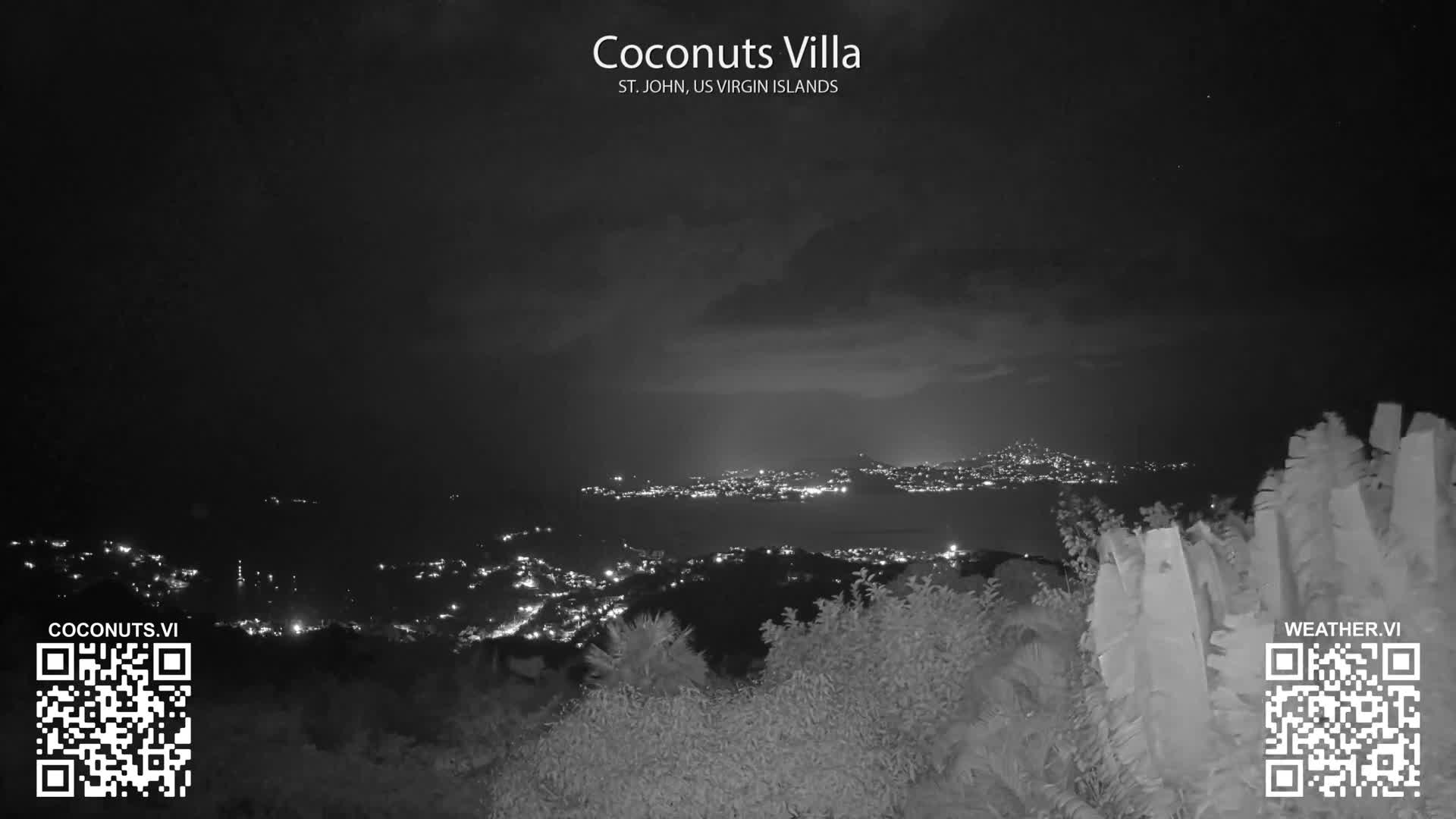 St. John, Cruz Bay St. Thomas Island View & Pillsbury Sound from Gift Hill Live Cam - Cruz Bay, St. John, United States Virgin Islands, USAGifft Hill, St. John, US Virgin Islands 2025-11-20 22:37