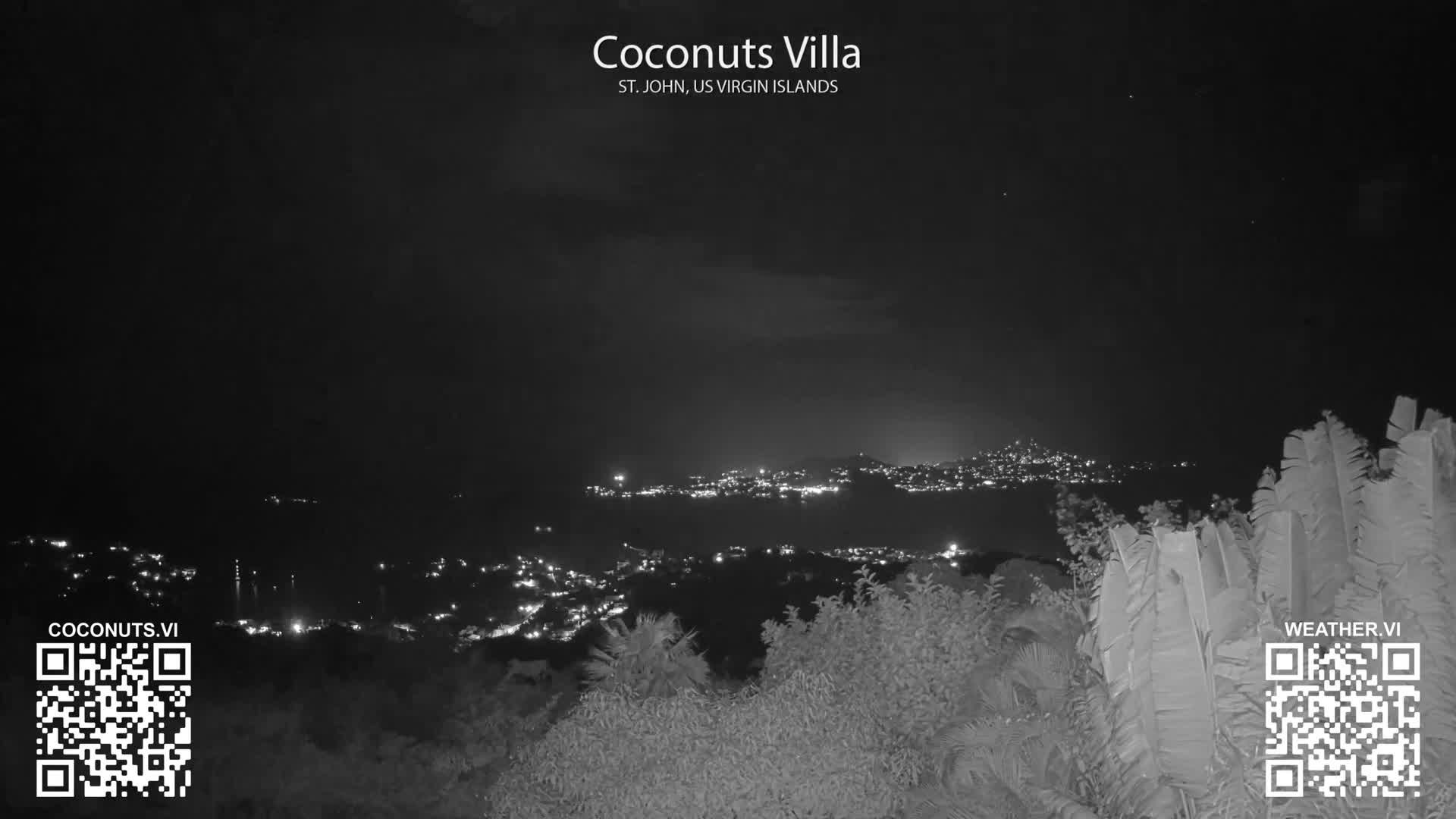 St. John, Cruz Bay St. Thomas Island View & Pillsbury Sound from Gift Hill Live Cam - Cruz Bay, St. John, United States Virgin Islands, USAGifft Hill, St. John, US Virgin Islands 2025-11-20 22:37