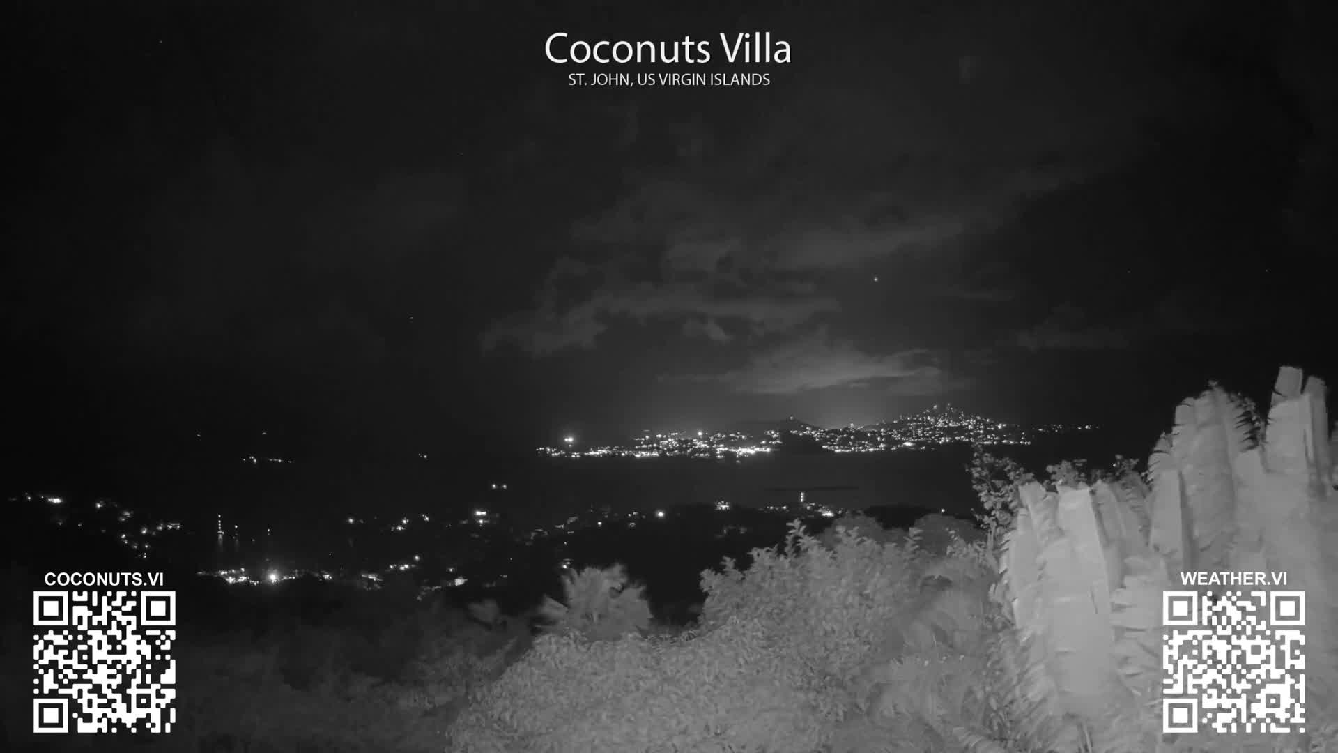 St. John, Cruz Bay St. Thomas Island View & Pillsbury Sound from Gift Hill Live Cam - Cruz Bay, St. John, United States Virgin Islands, USAGifft Hill, St. John, US Virgin Islands 2025-11-20 22:37