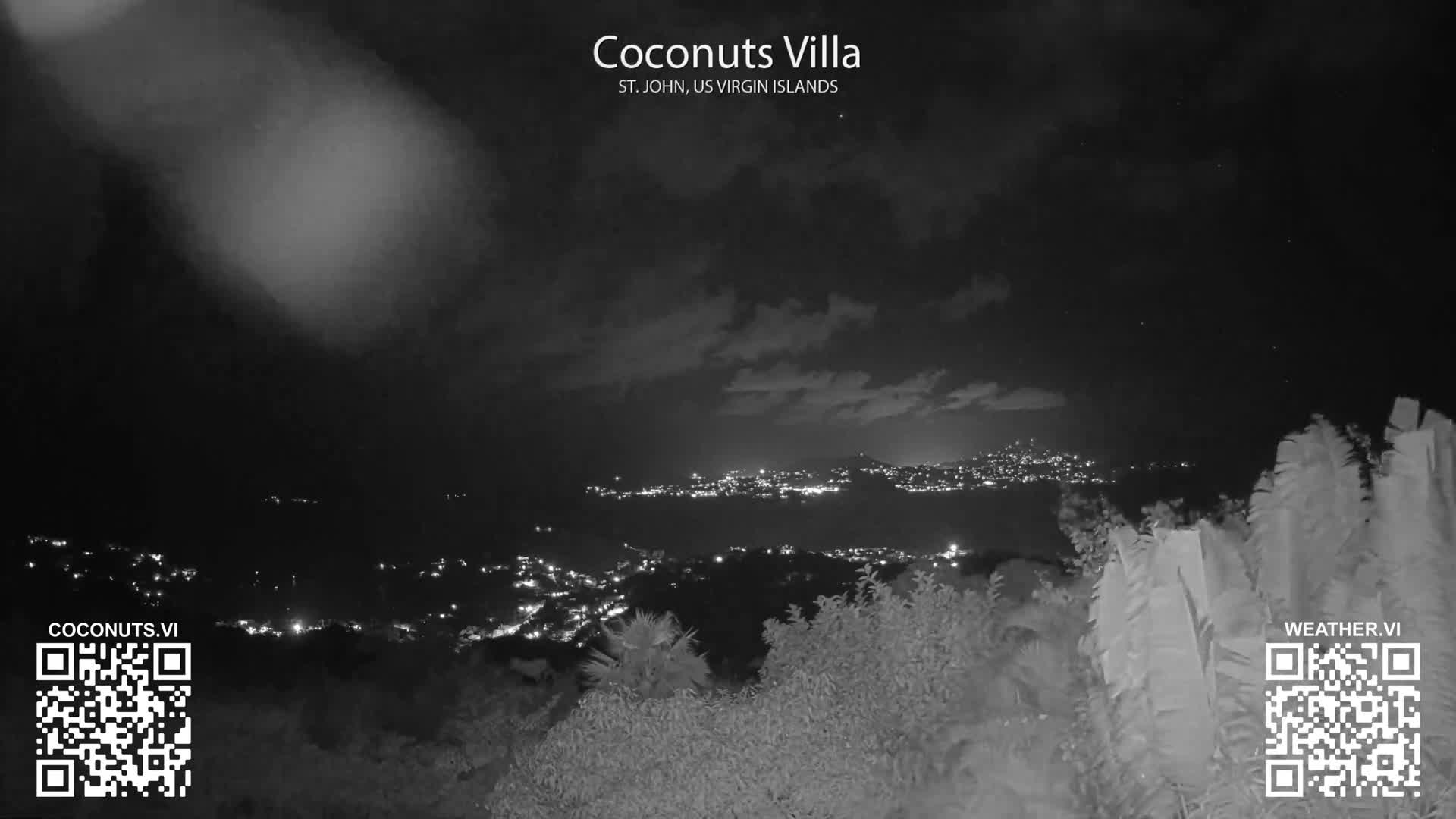 St. John, Cruz Bay St. Thomas Island View & Pillsbury Sound from Gift Hill Live Cam - Cruz Bay, St. John, United States Virgin Islands, USAGifft Hill, St. John, US Virgin Islands 2025-11-20 22:37