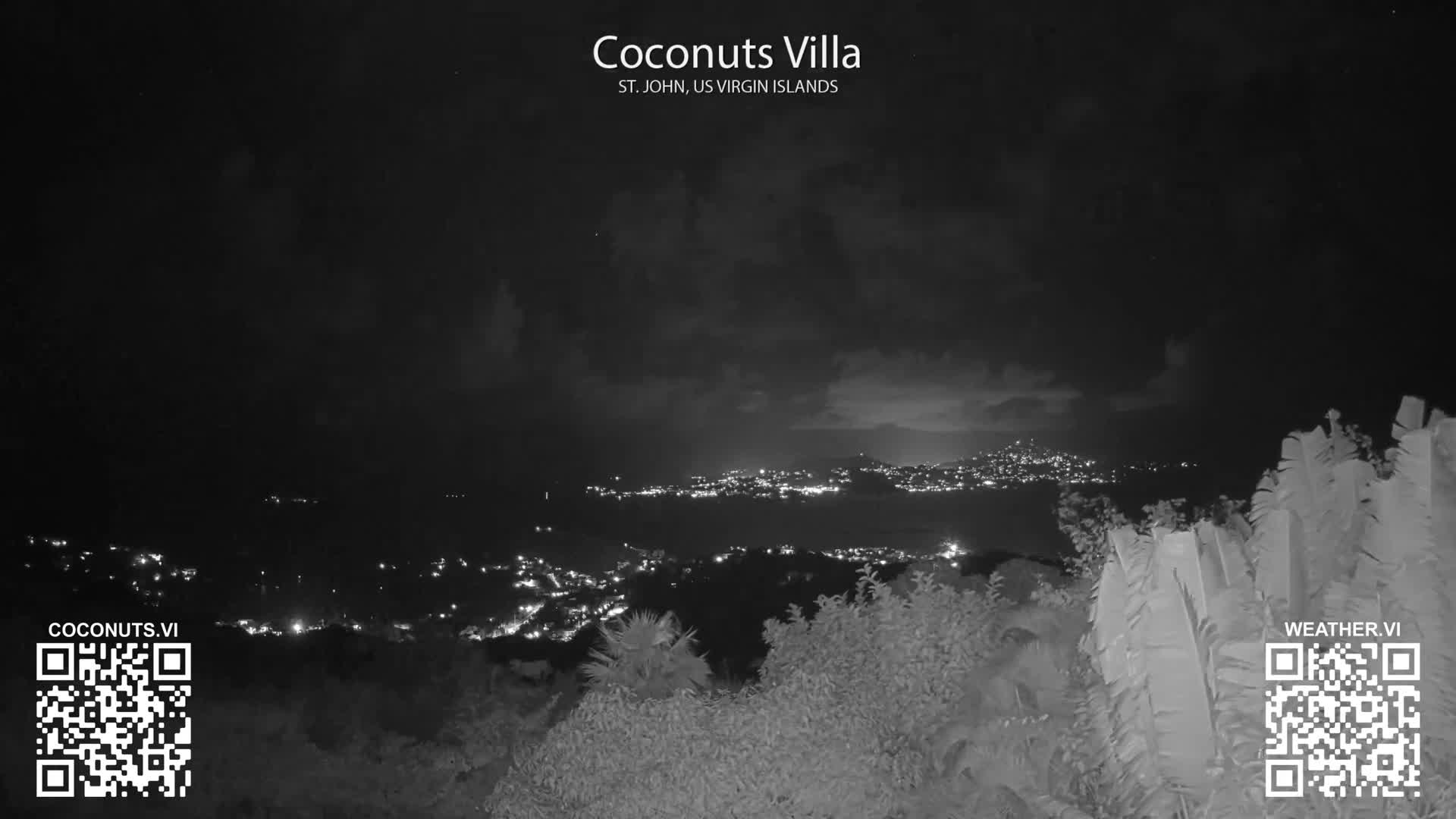 St. John, Cruz Bay St. Thomas Island View & Pillsbury Sound from Gift Hill Live Cam - Cruz Bay, St. John, United States Virgin Islands, USAGifft Hill, St. John, US Virgin Islands 2025-11-20 22:37