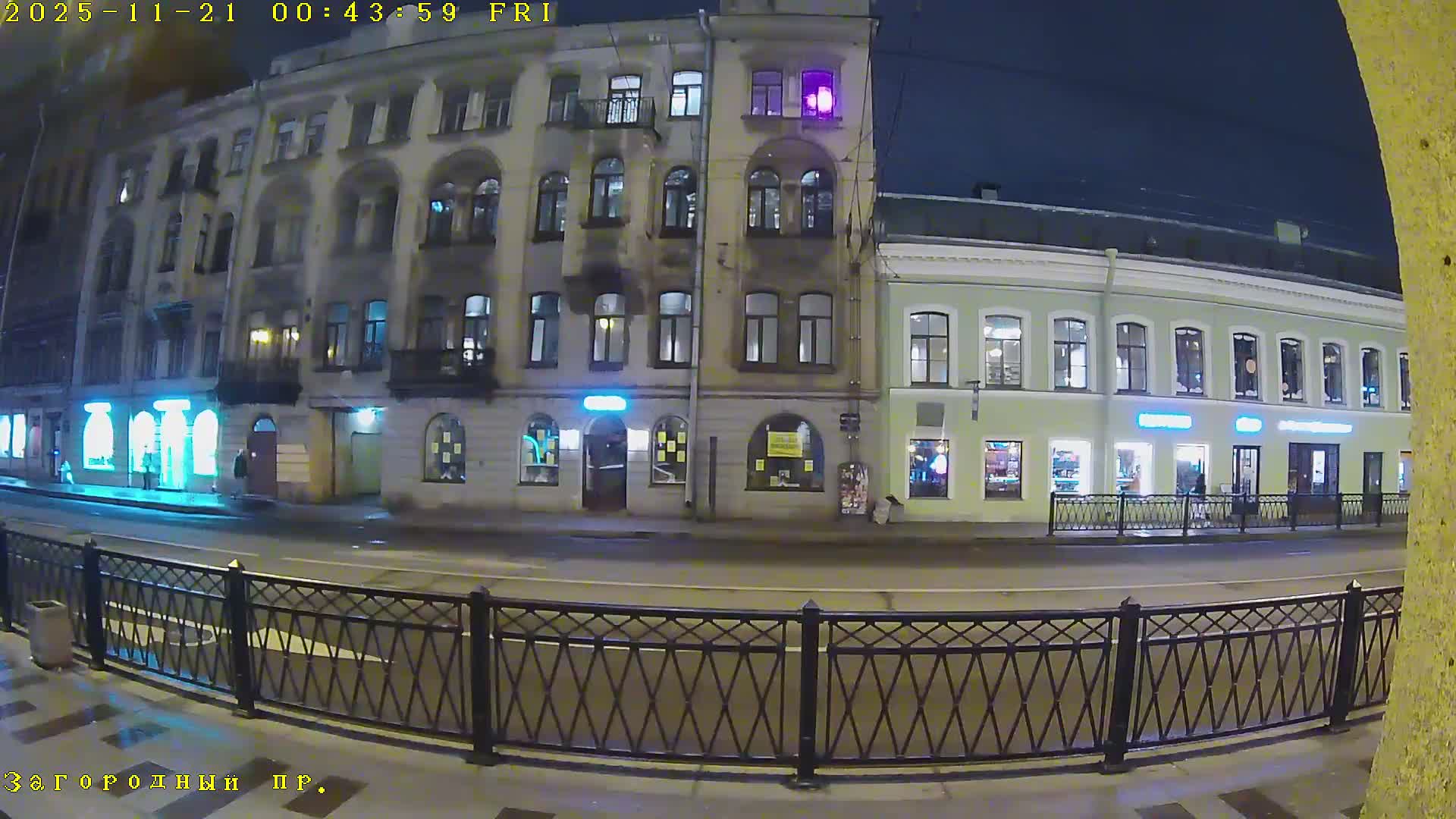 St. Petersburg, Zagorodny Avenue (Zagorodny Prospekt) Live Cam - Vladimirsky, Tsentralny, Saint Petersburg, Northwestern (Severo-Zapadnyy), Russia