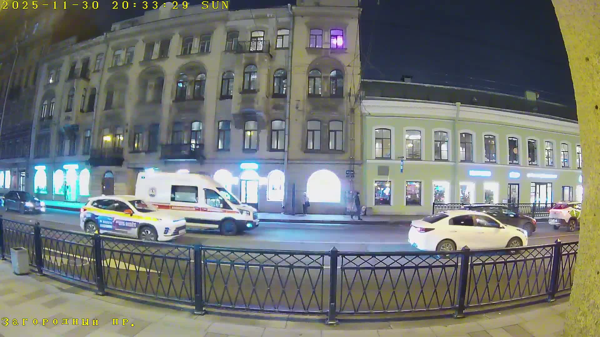 St. Petersburg, Zagorodny Avenue (Zagorodny Prospekt) Live Cam - Vladimirsky, Tsentralny, Saint Petersburg, Northwestern (Severo-Zapadnyy), Russia