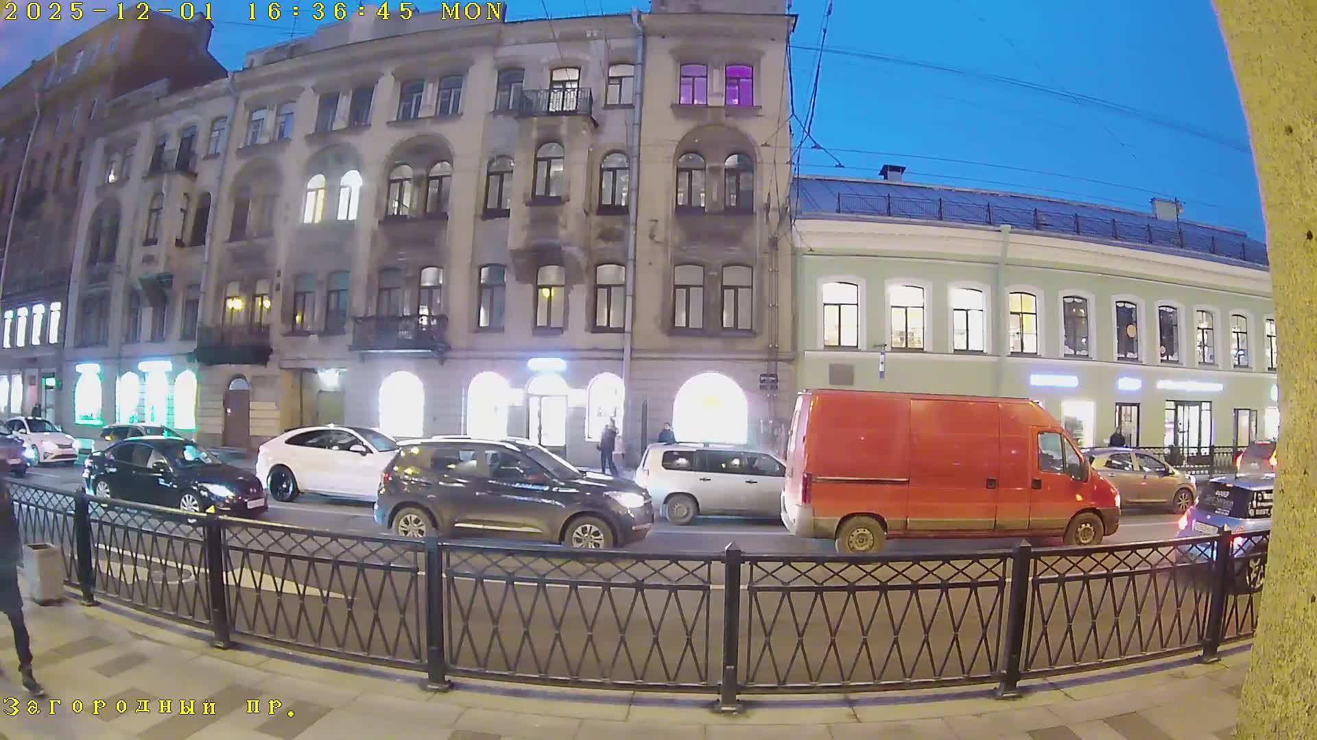 St. Petersburg, Zagorodny Avenue (Zagorodny Prospekt) Live Cam - Vladimirsky, Tsentralny, Saint Petersburg, Northwestern (Severo-Zapadnyy), Russia
