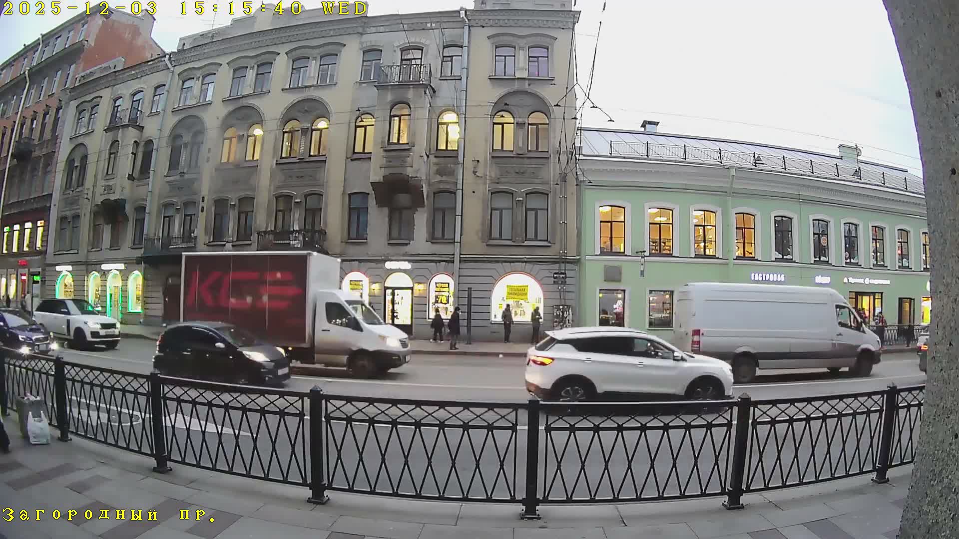 St. Petersburg, Zagorodny Avenue (Zagorodny Prospekt) Live Cam - Vladimirsky, Tsentralny, Saint Petersburg, Northwestern (Severo-Zapadnyy), Russia
